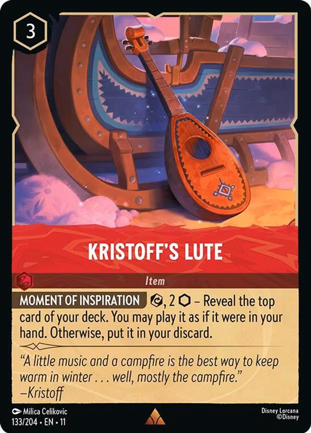 Kristoff's Lute - Rare (133/204)