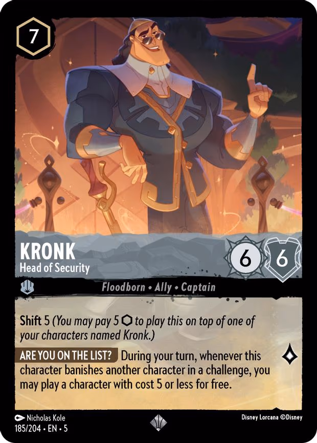Kronk - Head of Security - Super Rare (185/204)