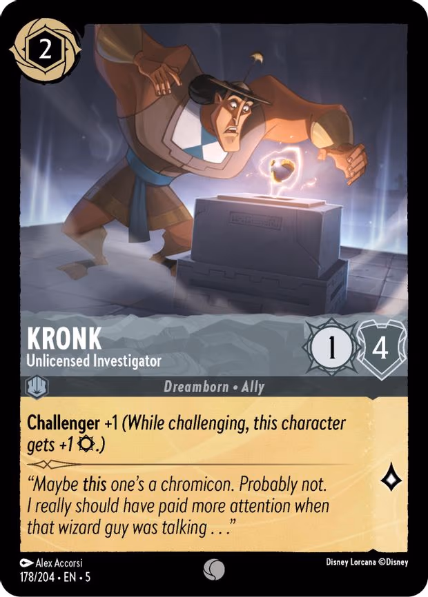 Kronk - Unlicensed Investigator - Common (178/204)
