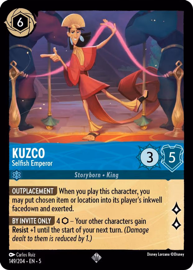 Kuzco - Selfish Emperor - Super Rare (149/204)