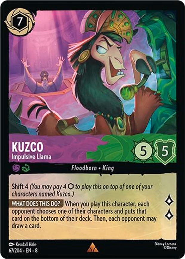Kuzco - Impulsive Llama - Rare (67/204)