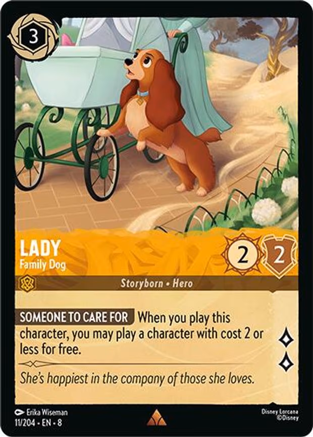 Lady - Family Dog - Rare (11/204)