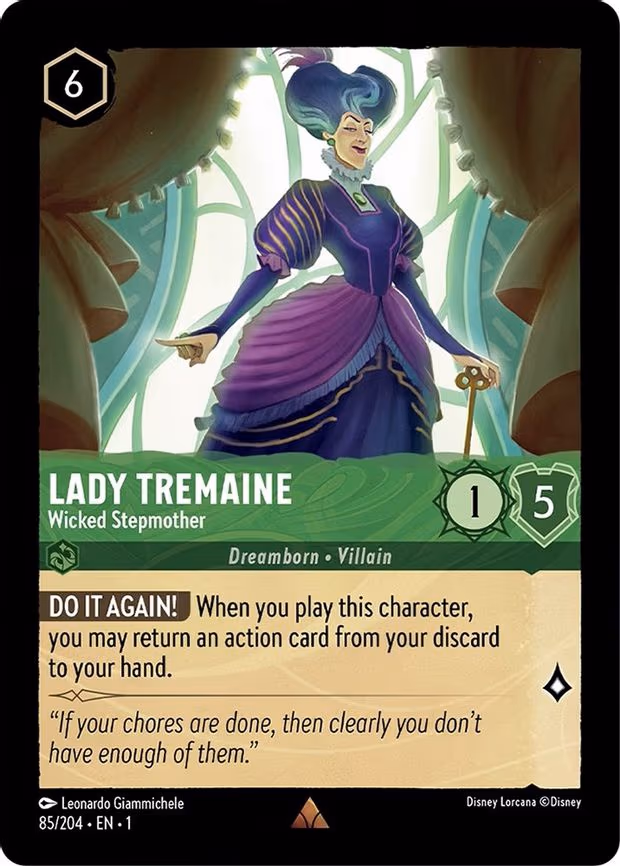 Lady Tremaine - Wicked Stepmother - Rare (85/204)