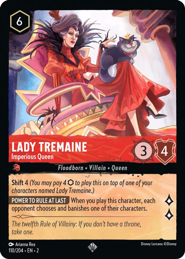 Lady Tremaine - Imperious Queen - Super Rare (110/204)