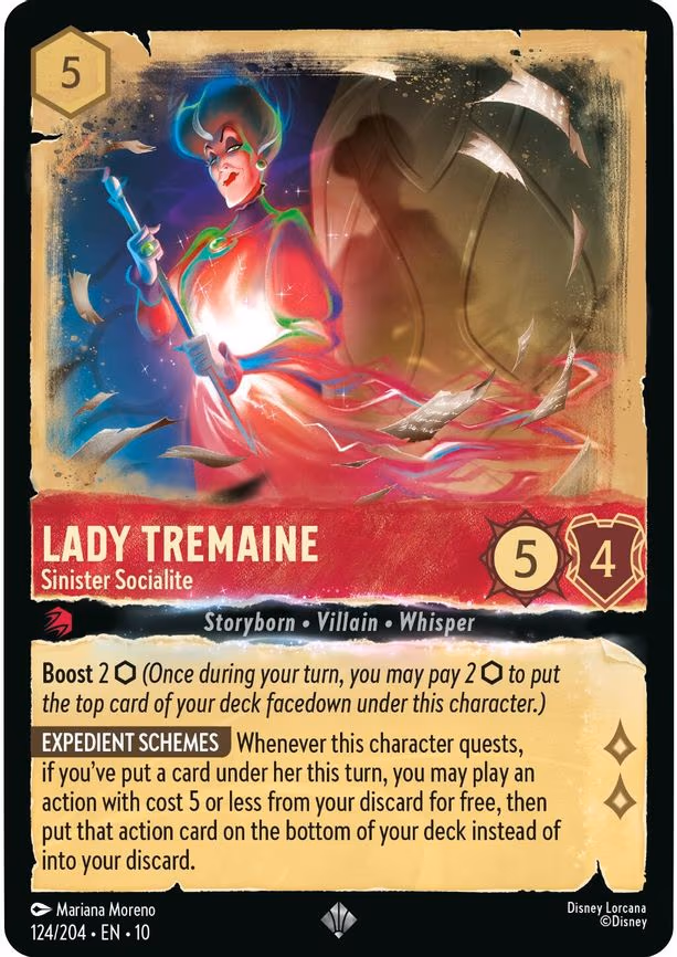Lady Tremaine - Sinister Socialite - Super Rare (124/204)