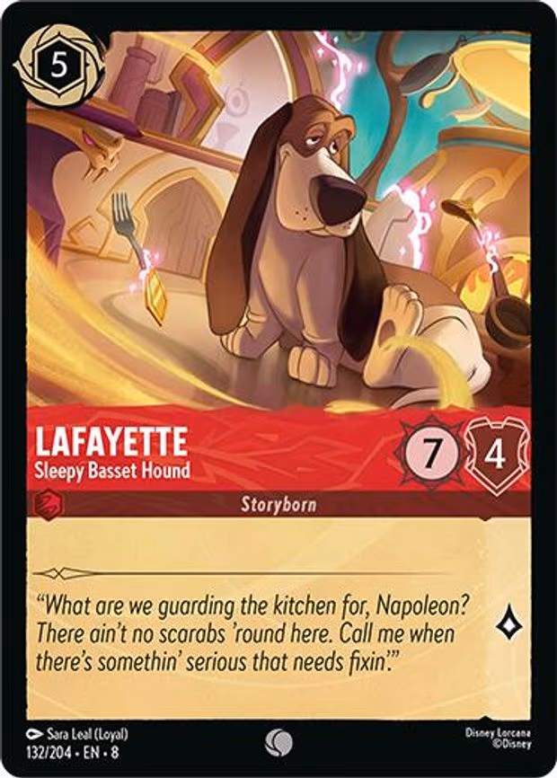 Lafayette - Sleepy Basset Hound - Common (132/204)