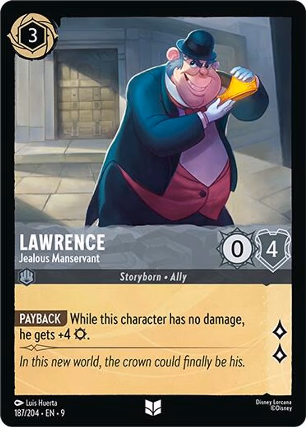 Lawrence - Jealous Manservant - Uncommon (187/204)