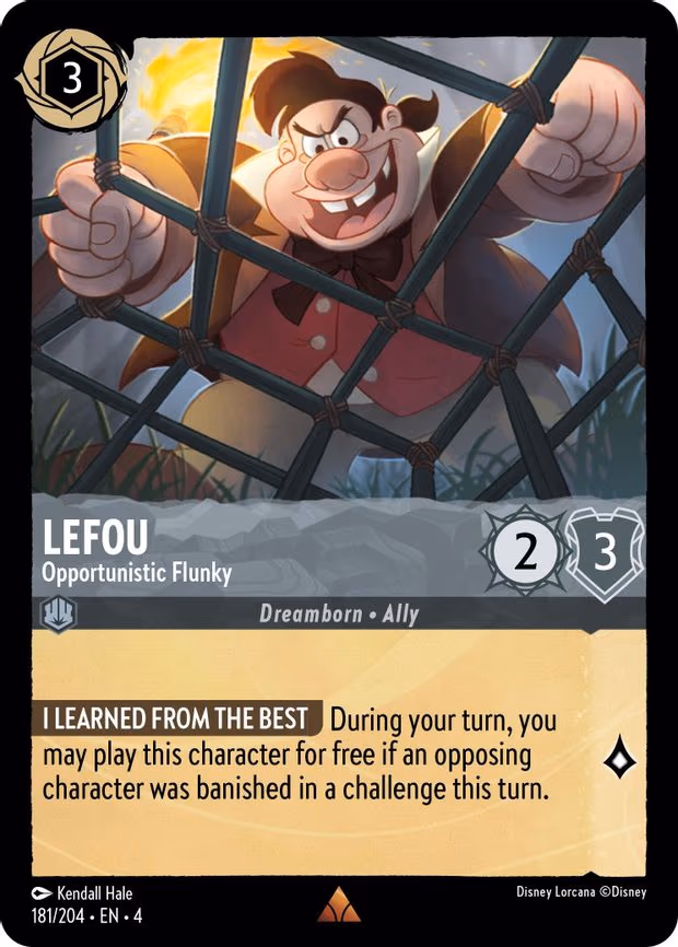 LeFou - Opportunistic Flunky - Rare (181/204)