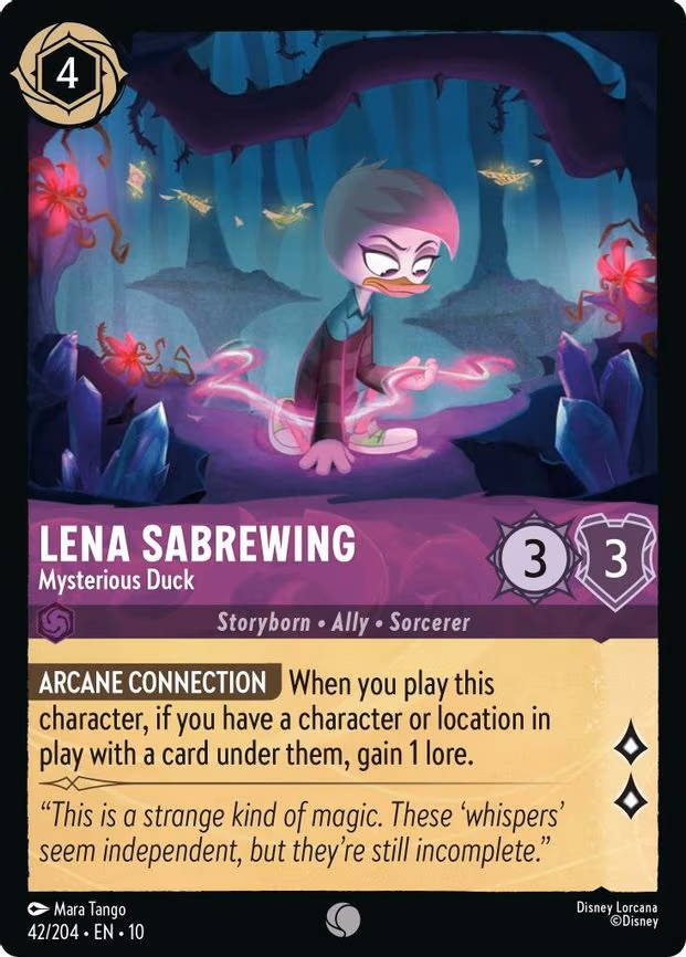 Lena Sabrewing - Mysterious Duck - Common (42/204)
