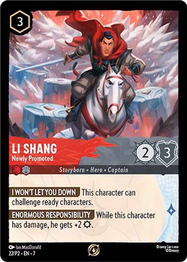 Li Shang - Newly Promoted