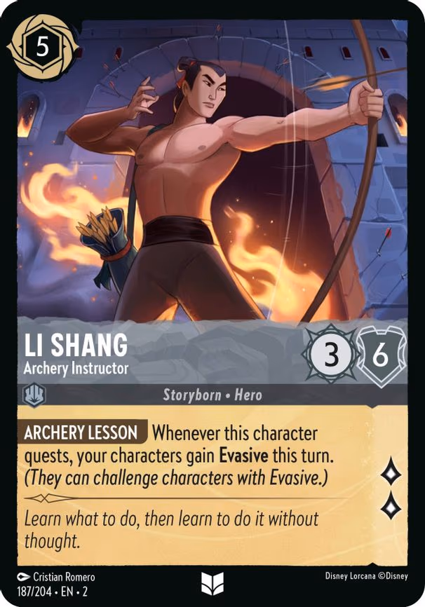 Li Shang - Archery Instructor - Uncommon (187/204)