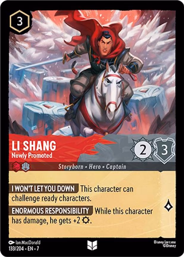 Li Shang - Newly Promoted - Uncommon (133/204)