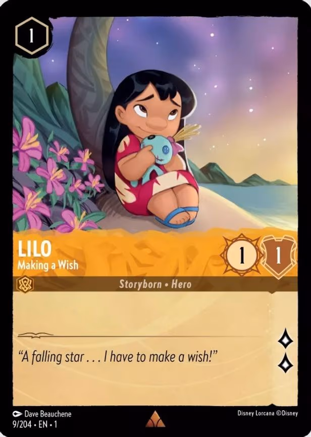 Lilo - Making a Wish - Rare (9/204)