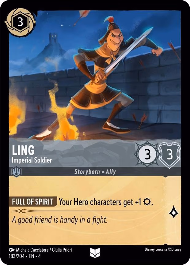 Ling - Imperial Soldier - Uncommon (183/204)