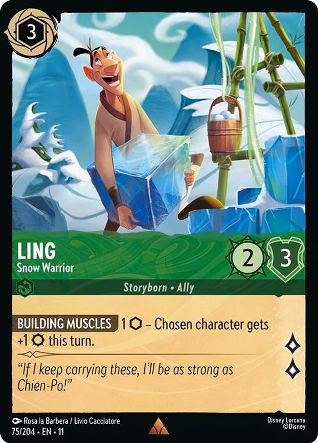 Ling - Snow Warrior - Rare (75/204)