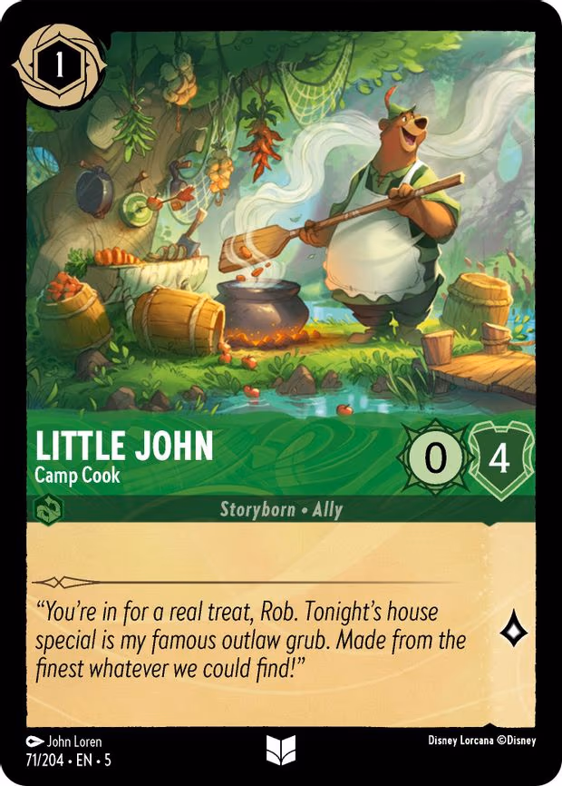 Little John - Camp Cook - Uncommon (71/204)