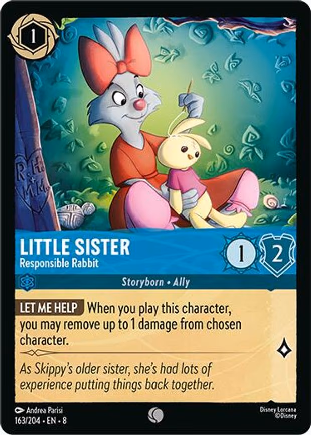 Little Sister - Responsible Rabbit - Common (163/204)