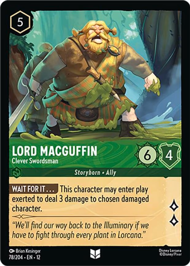 Lord MacGuffin - Clever Swordsman - Uncommon (78/204)