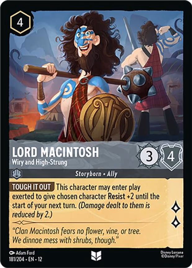 Lord Macintosh - Wiry and High-Strung - Uncommon (181/204)