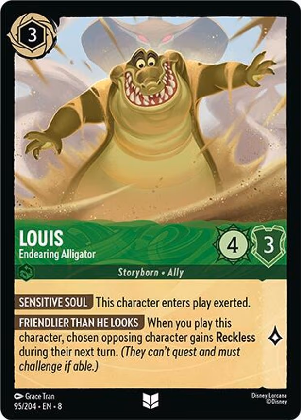 Louis - Endearing Alligator - Uncommon (95/204)