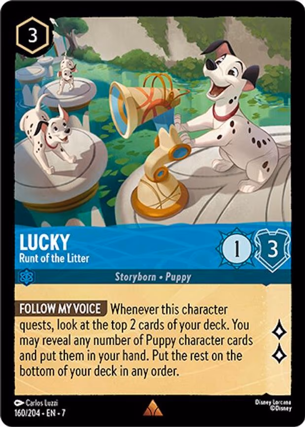 Lucky - Runt of the Litter - Rare (160/204)