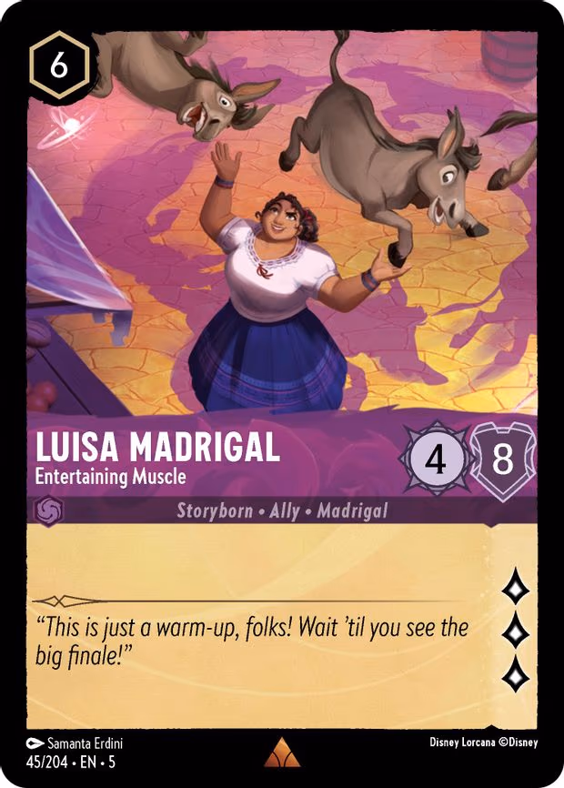 Luisa Madrigal - Entertaining Muscle - Rare (45/204)