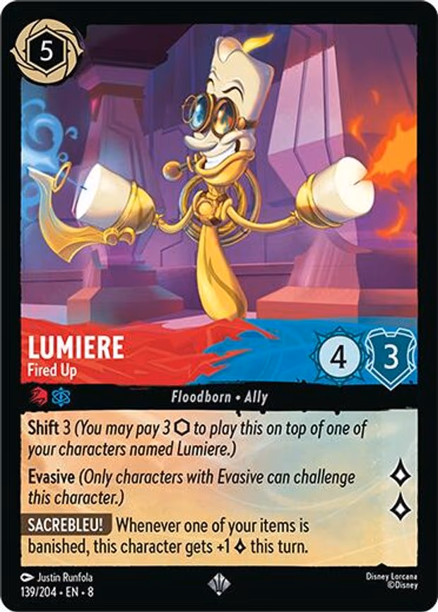 Lumiere - Fired Up - Super Rare (139/204)
