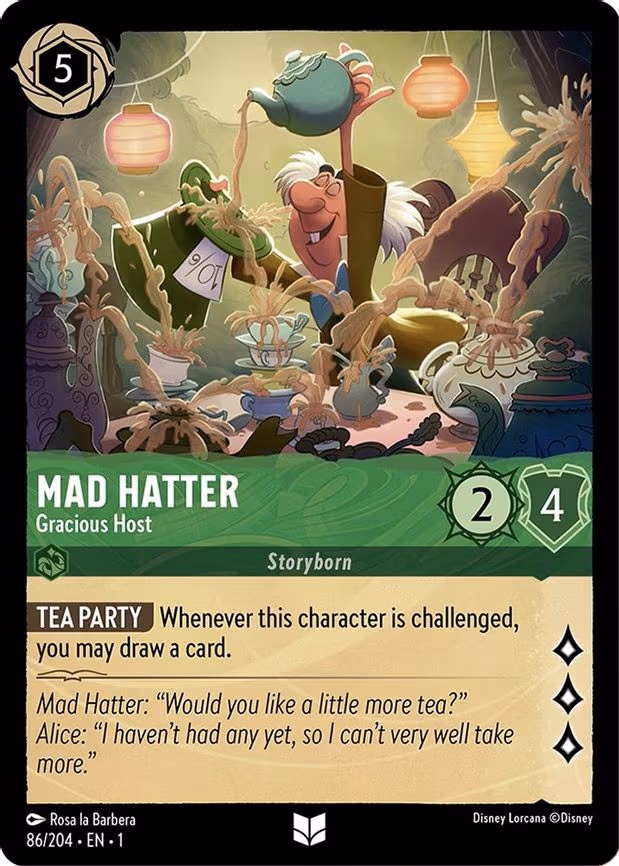 Mad Hatter - Gracious Host - Uncommon (86/204)