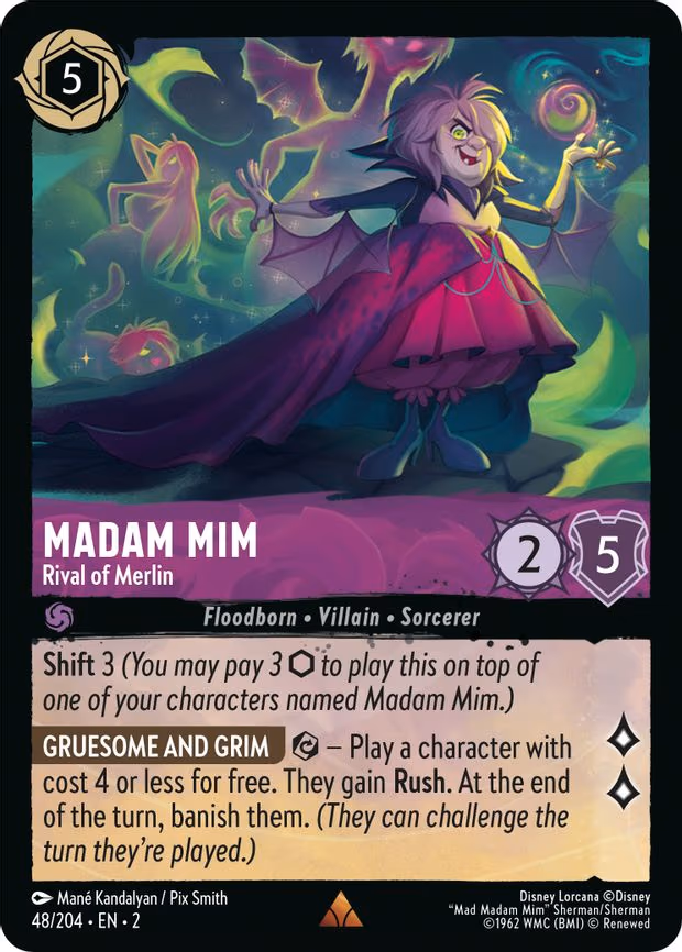 Madam Mim - Rival of Merlin - Rare (48/204)