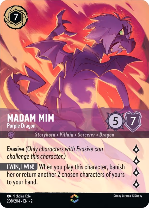 Madam Mim - Purple Dragon (Enchanted) - Enchanted (208/204)