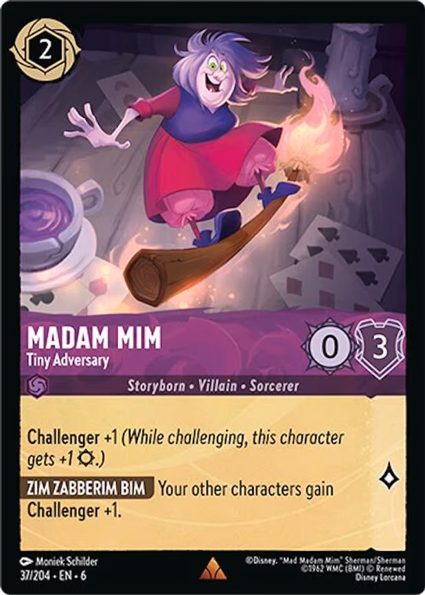 Madam Mim - Tiny Adversary - Rare (37/204)