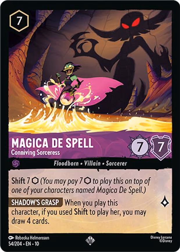 Magica De Spell - Conniving Sorceress - Super Rare (54/204)