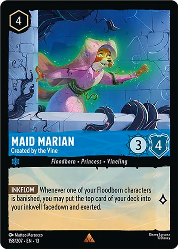 Maid Marian - Created by the Vine - Rare (158/204)