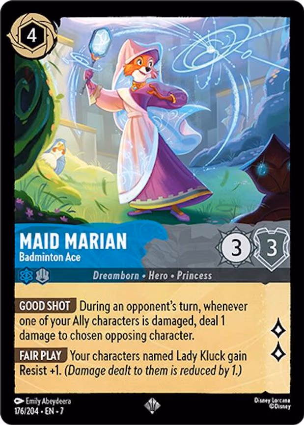 Maid Marian - Badminton Ace - Super Rare (176/204)