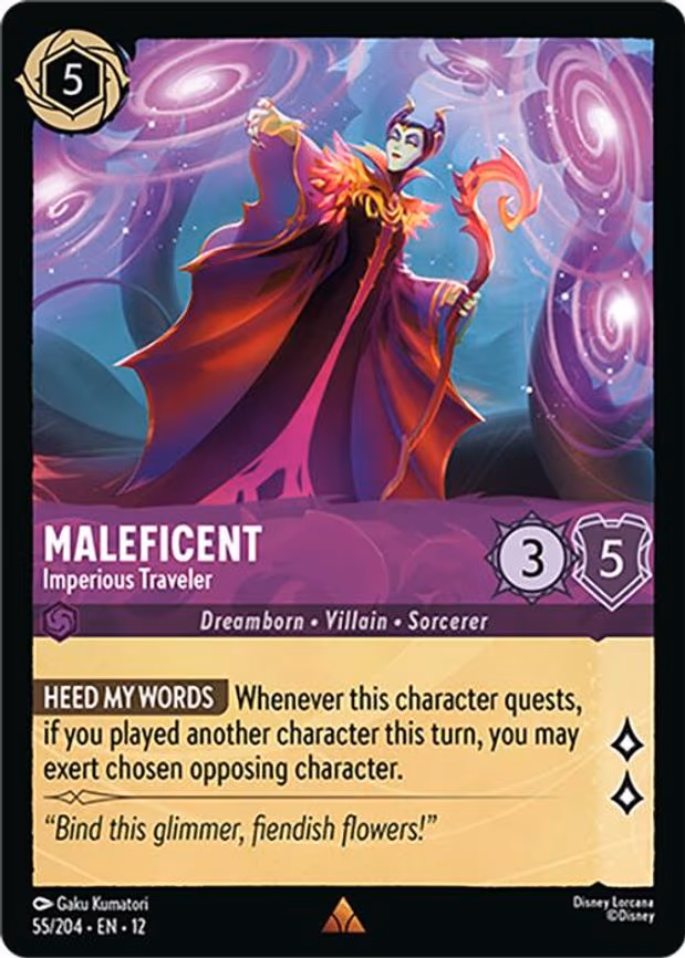 Maleficent - Imperious Traveler - Rare (55/204)