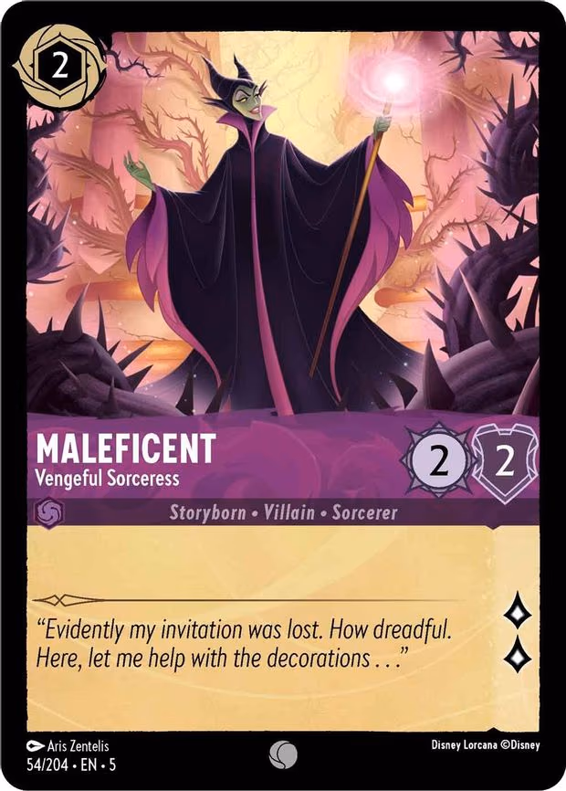 Maleficent - Vengeful Sorceress - Common (54/204)