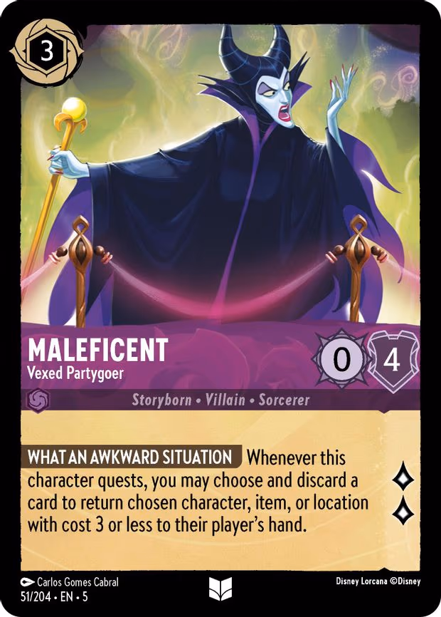 Maleficent - Vexed Partygoer - Uncommon (51/204)