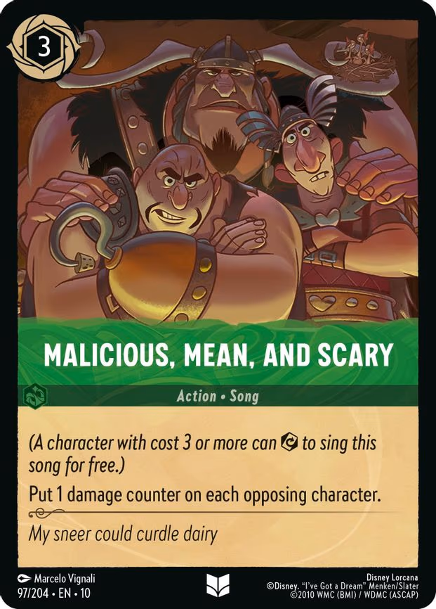 Malicious, Mean, and Scary - Uncommon (97/204)