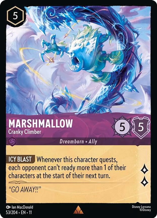 Marshmallow - Cranky Climber - Rare (53/204)