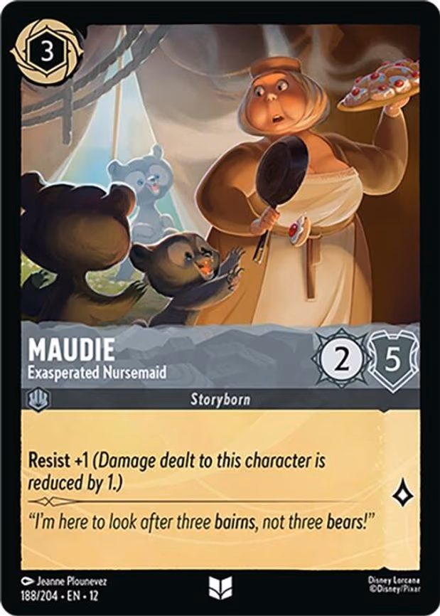 Maudie - Exasperated Nursemaid - Uncommon (188/204)