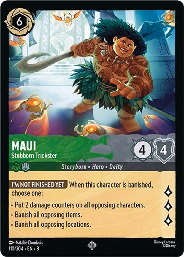 Maui - Stubborn Trickster - Super Rare (110/204)