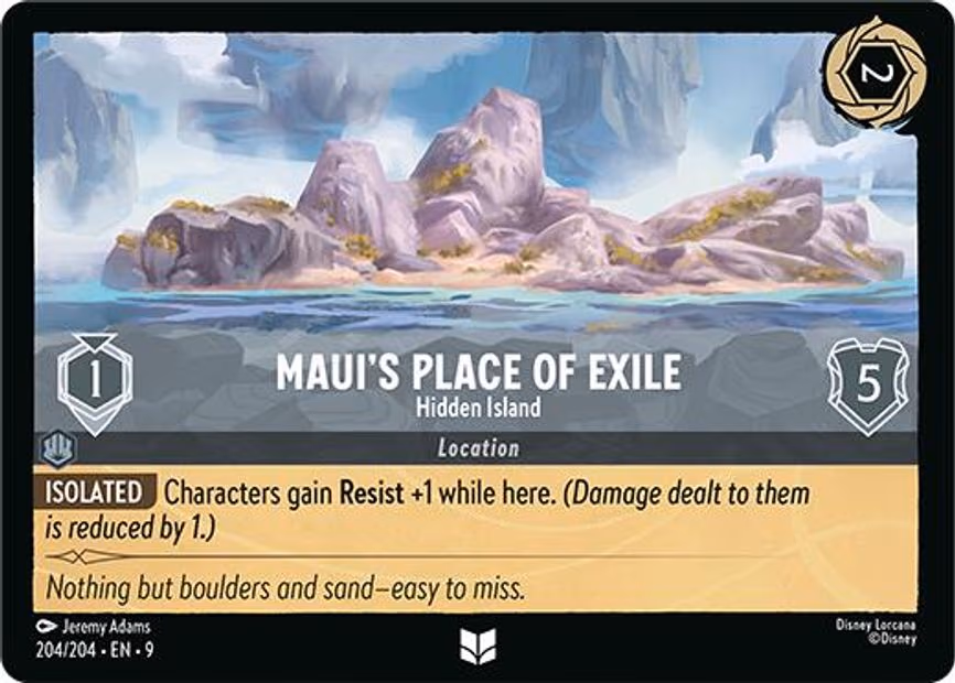 Maui's Place of Exile - Hidden Island - Uncommon (204/204)