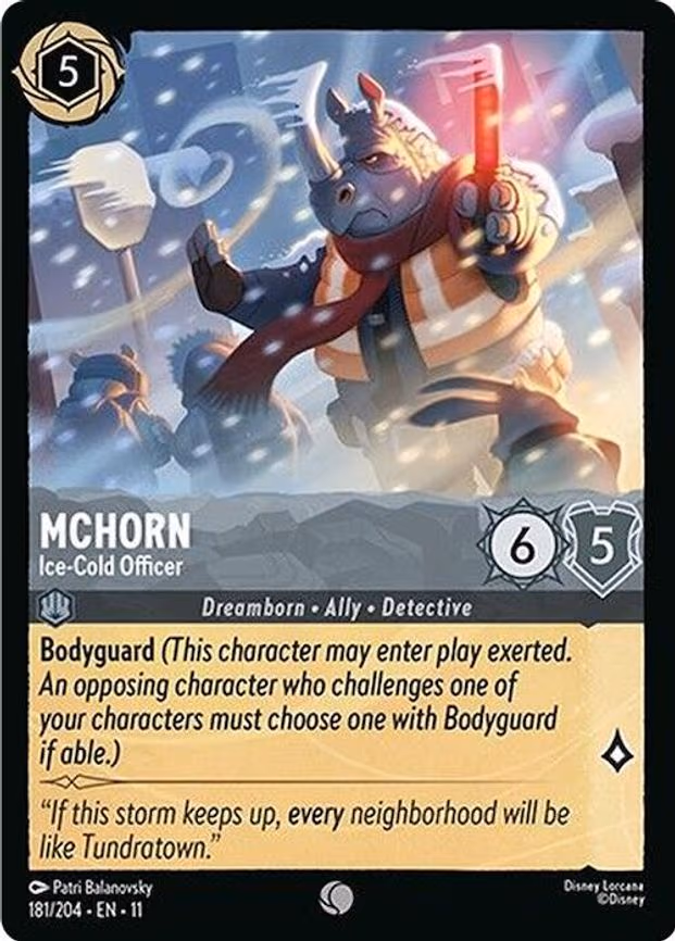 McHorn - Ice-Cold Officer - Common (181/204)
