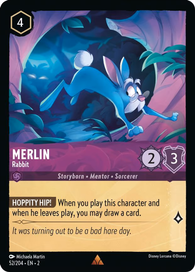 Merlin - Rabbit - Rare (52/204)