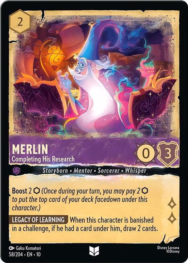 Merlin - Completing His Research - Uncommon (58/204)