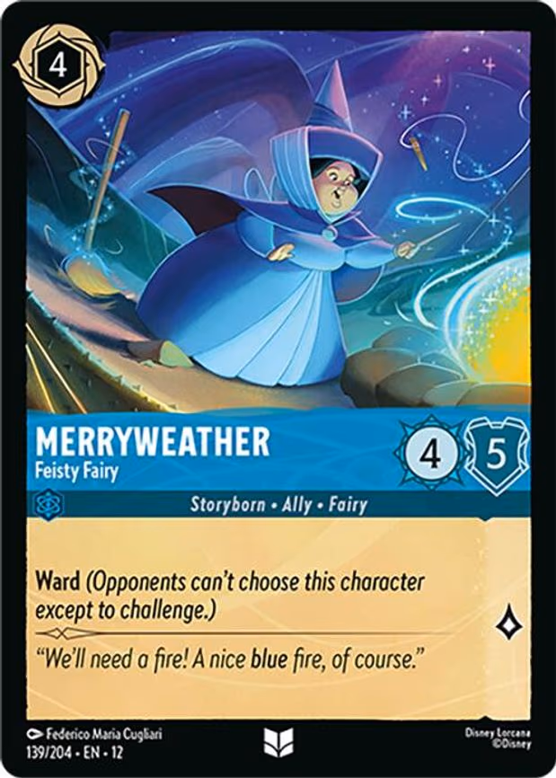 Merryweather - Feisty Fairy - Uncommon (139/204)