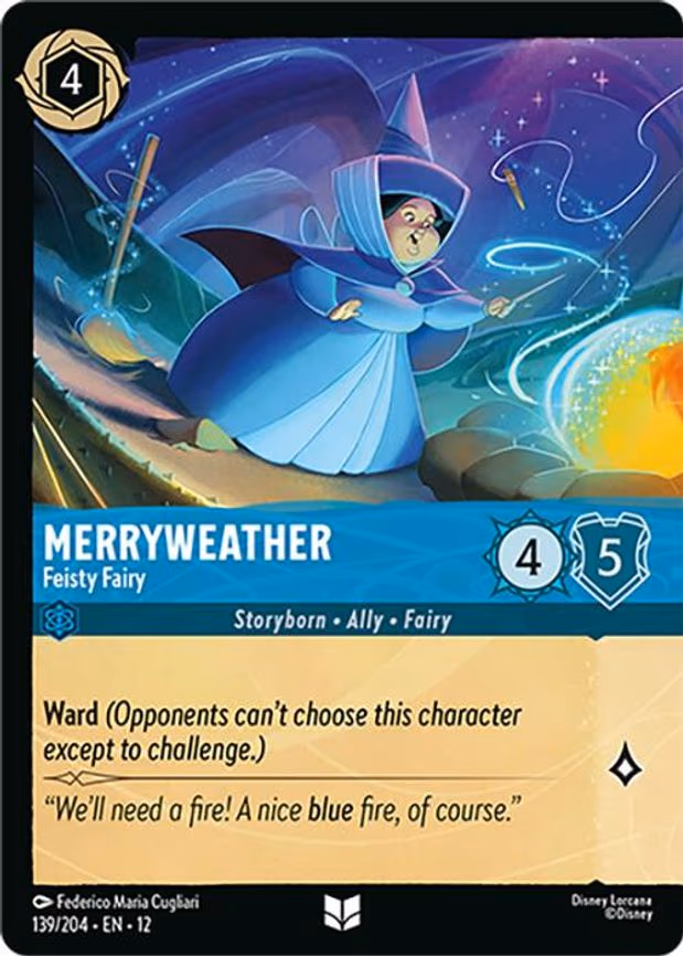 Merryweather - Feisty Fairy - Uncommon (139/204)