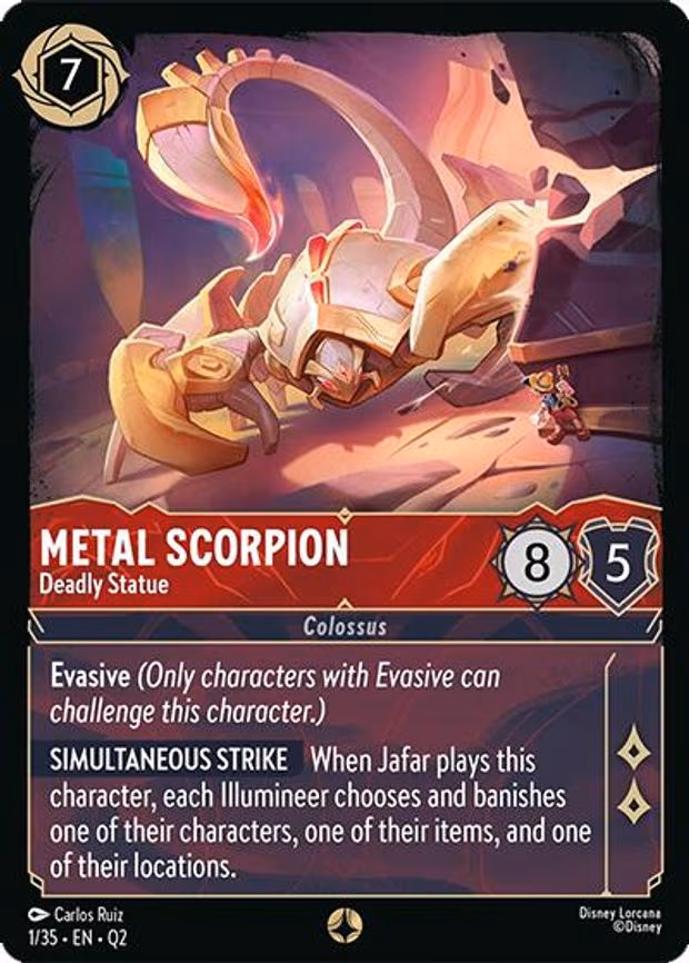 Metal Scorpion - Deadly Statue - None (1/35)