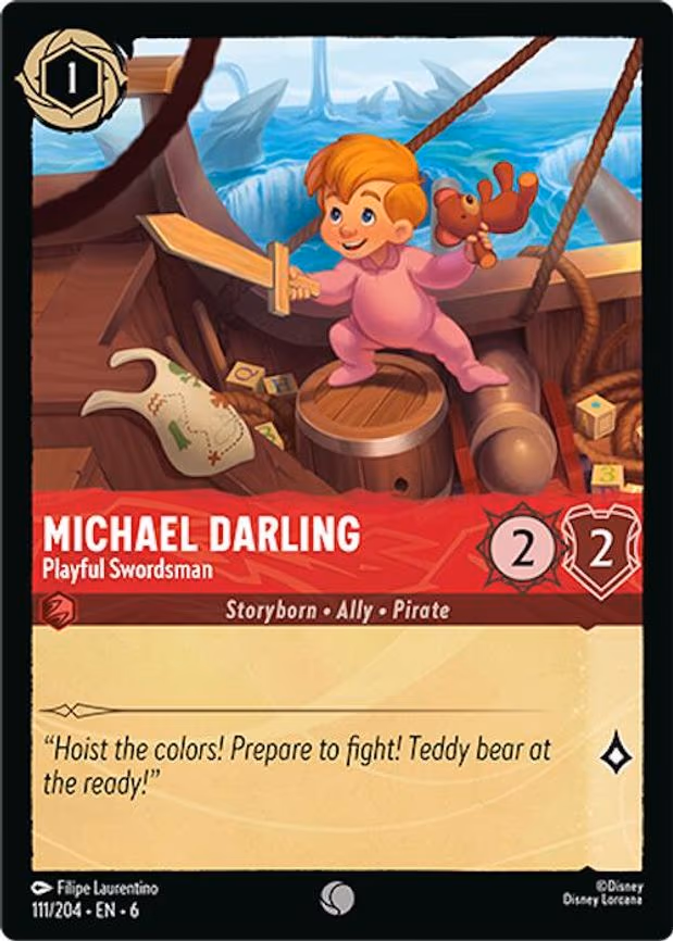 Michael Darling - Playful Swordsman - Common (111/204)