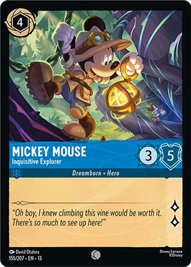 Mickey Mouse - Inquisitive Explorer - Common (155/204)